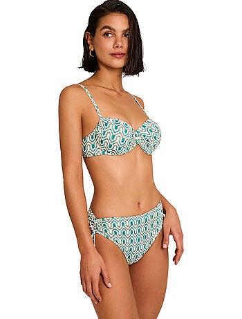Bas maillot slip de bain taille haute KALEIDO