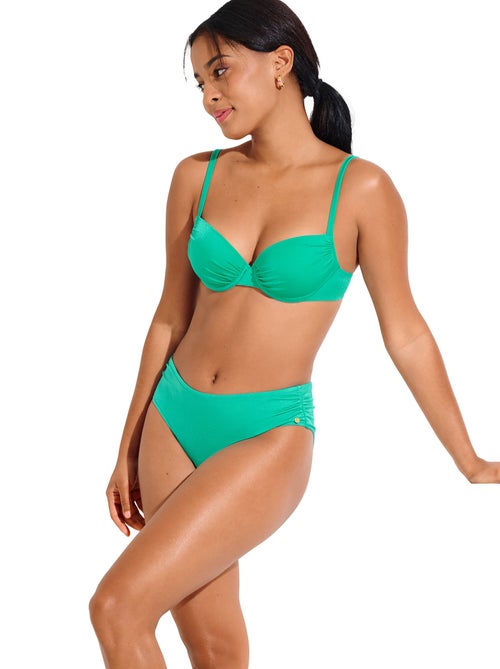 Bas maillot slip de bain taille haute KARPATHOS - Kiabi