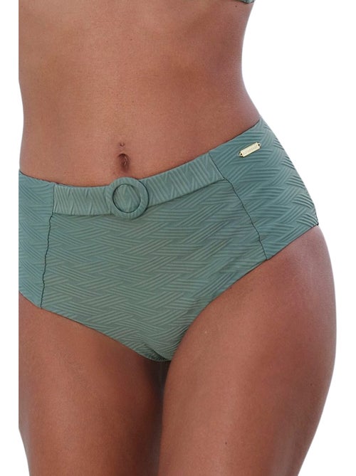 Bas maillot slip de bain taille haute Loretta - Kiabi