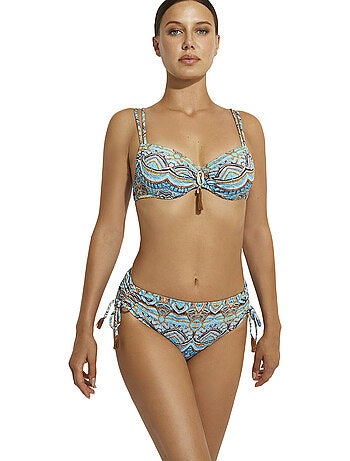 Bas maillot slip de bain taille haute Mai Thai