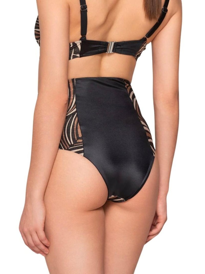 Bas maillot slip de bain taille haute MARTINI Multicolore - Kiabi