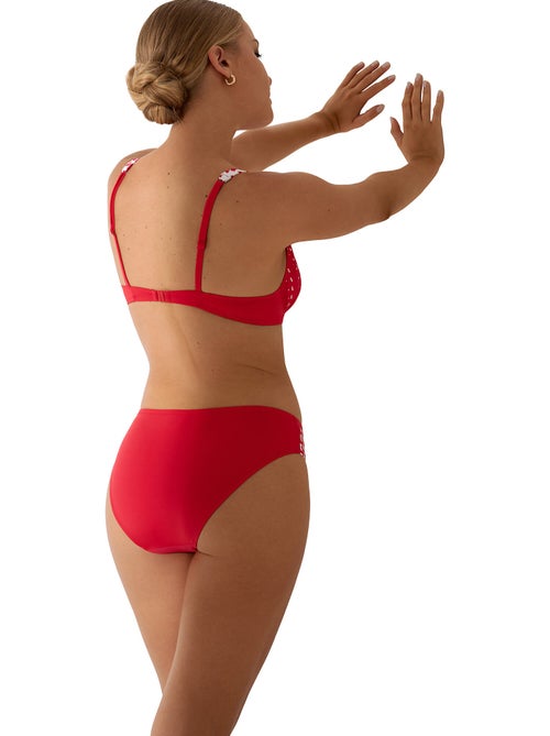 Bas maillot slip de bain taille haute Quito - Kiabi