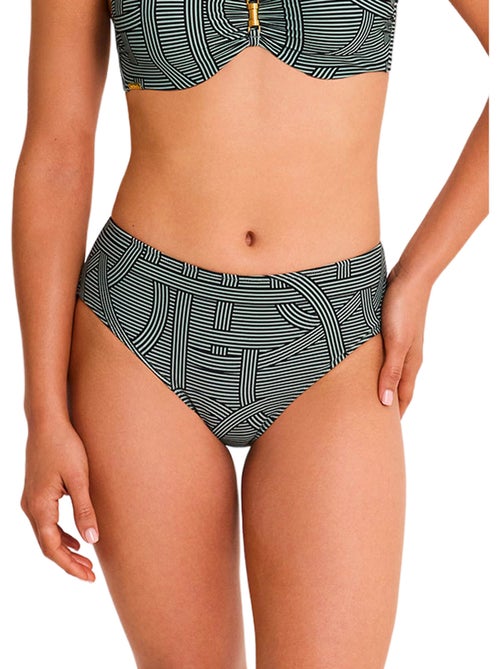 Bas maillot slip de bain taille haute REVERIE - Kiabi
