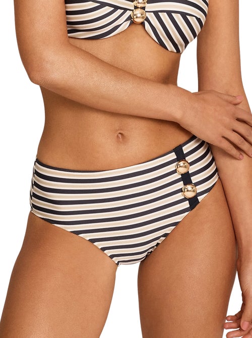 Bas maillot slip de bain taille haute SAILOR - Kiabi