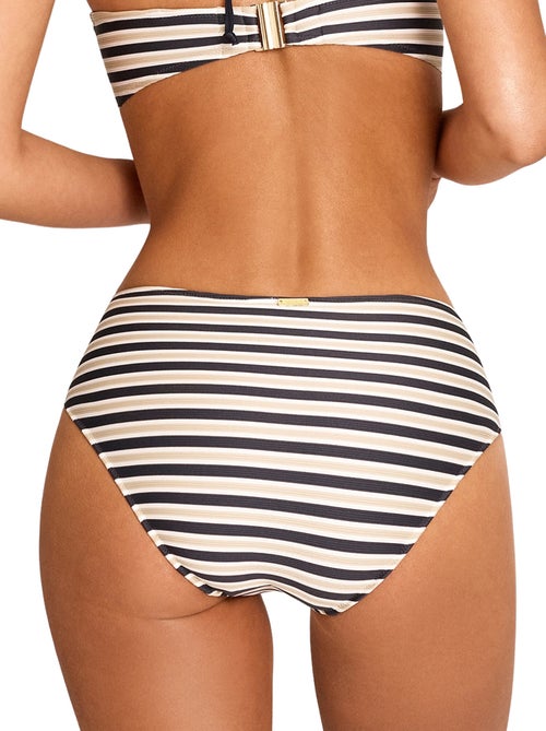 Bas maillot slip de bain taille haute SAILOR - Kiabi