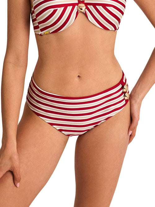Bas maillot slip de bain taille haute SAILOR - Kiabi