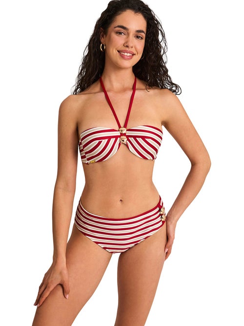 Bas maillot slip de bain taille haute SAILOR - Kiabi
