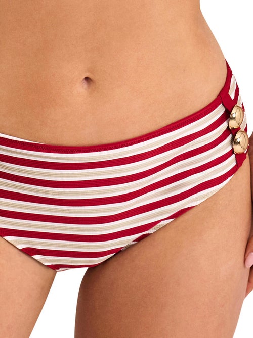Bas maillot slip de bain taille haute SAILOR - Kiabi