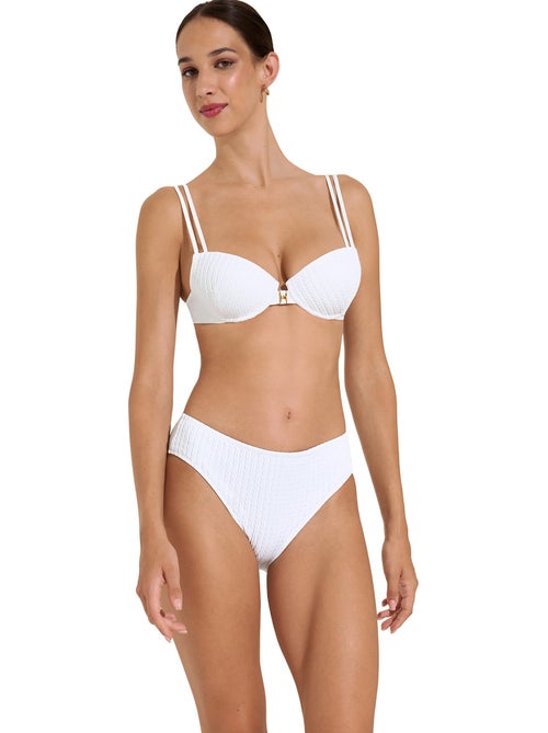 Bas maillot slip de bain taille haute Sardinia - Kiabi