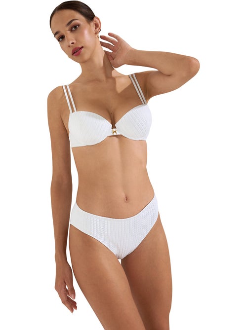 Bas maillot slip de bain taille haute Sardinia - Kiabi