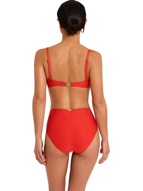 Bas maillot slip de bain taille haute SOLSTICE - Kiabi