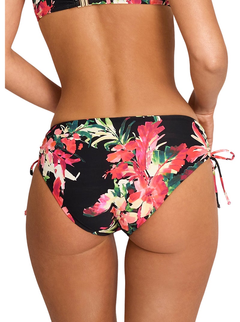 Bas maillot slip de bain taille haute TROPICO Noir - Kiabi