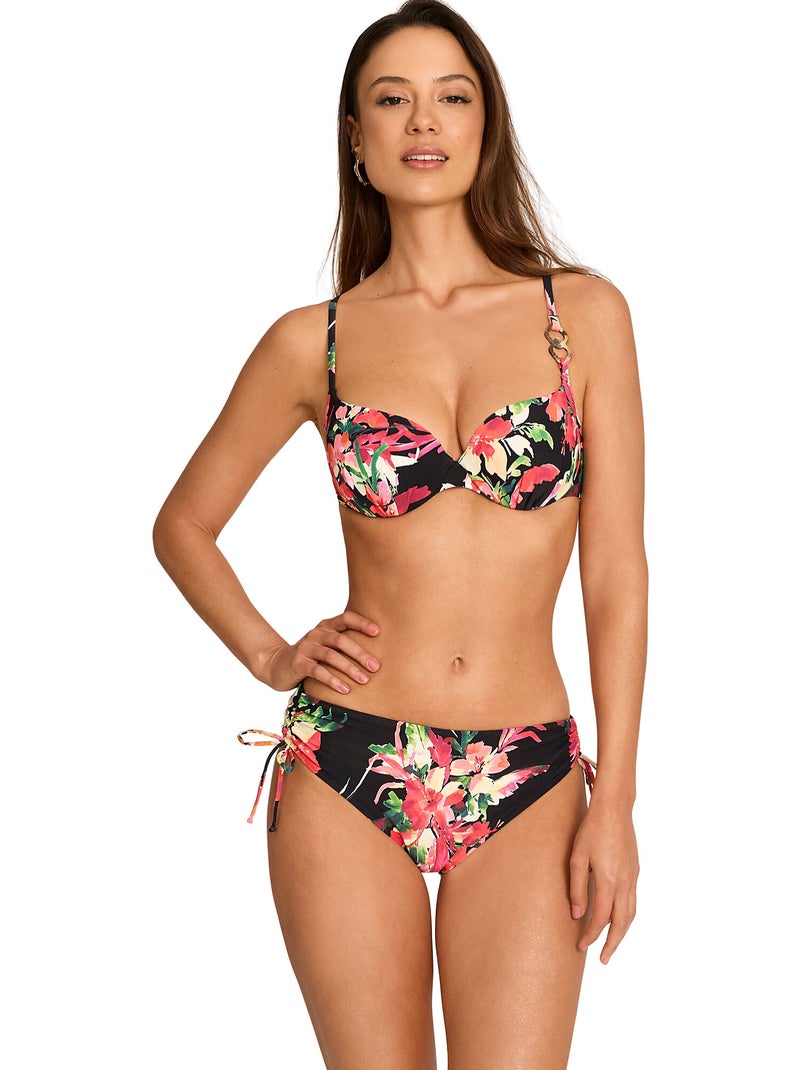 Bas maillot slip de bain taille haute TROPICO Noir - Kiabi