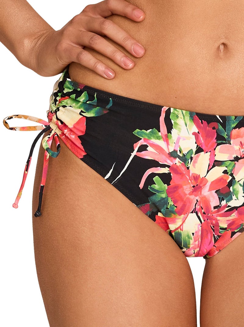 Bas maillot slip de bain taille haute TROPICO Noir - Kiabi