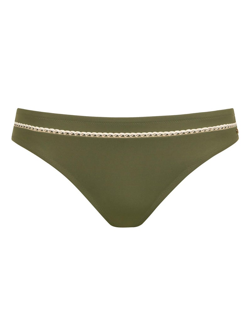 Bas maillot slip de bain Union Island Vert - Kiabi