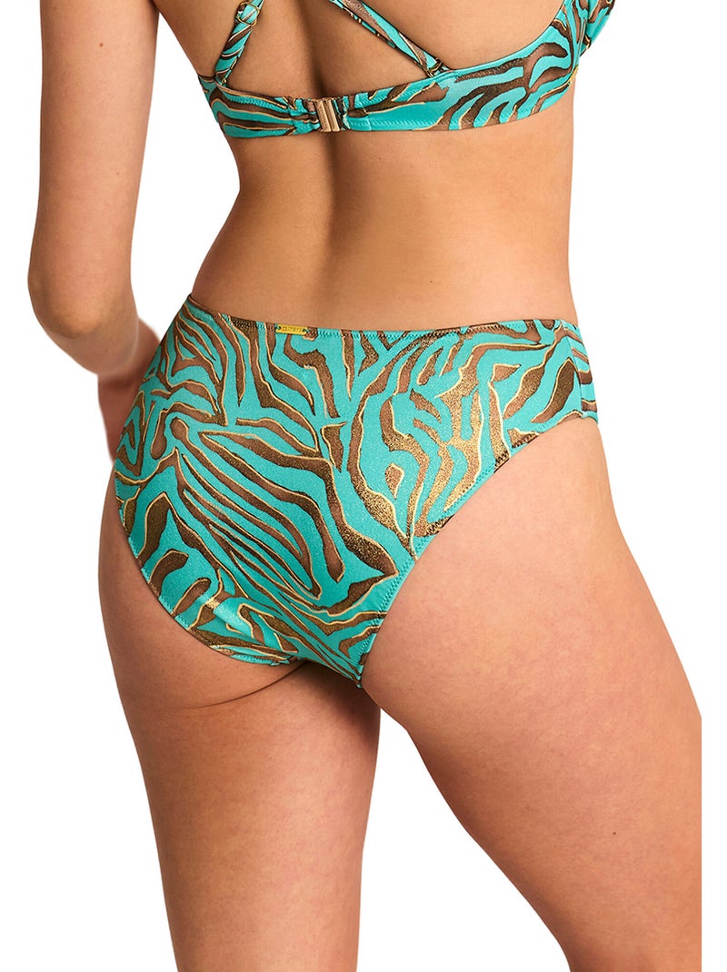 Bas maillot slip de bain UTOPIA Bleu turquoise - Kiabi