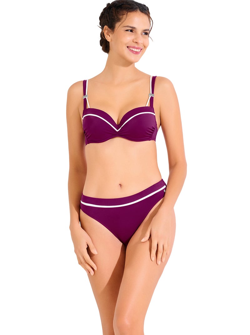 Bas maillot slip de bain UVITA Violet - Kiabi
