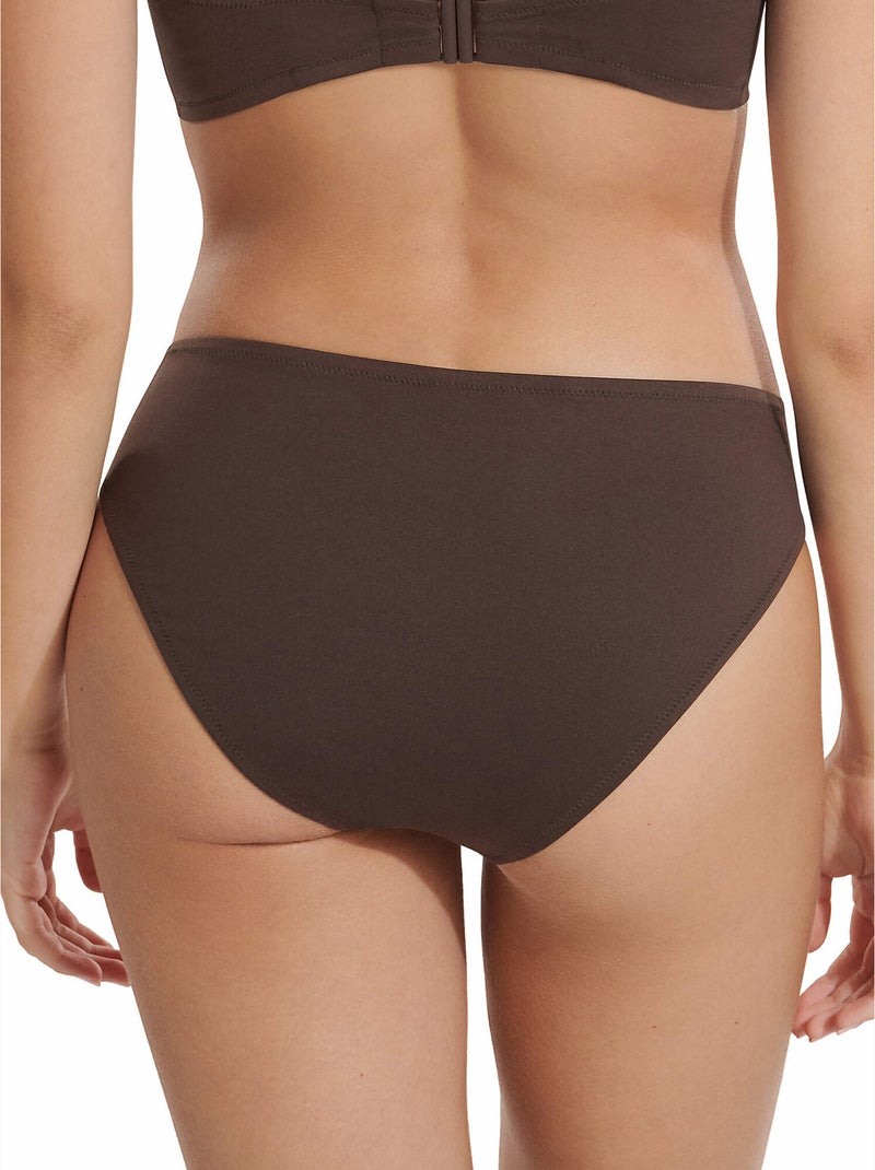 Bas maillot slip de bain Veracruz Marron - Kiabi