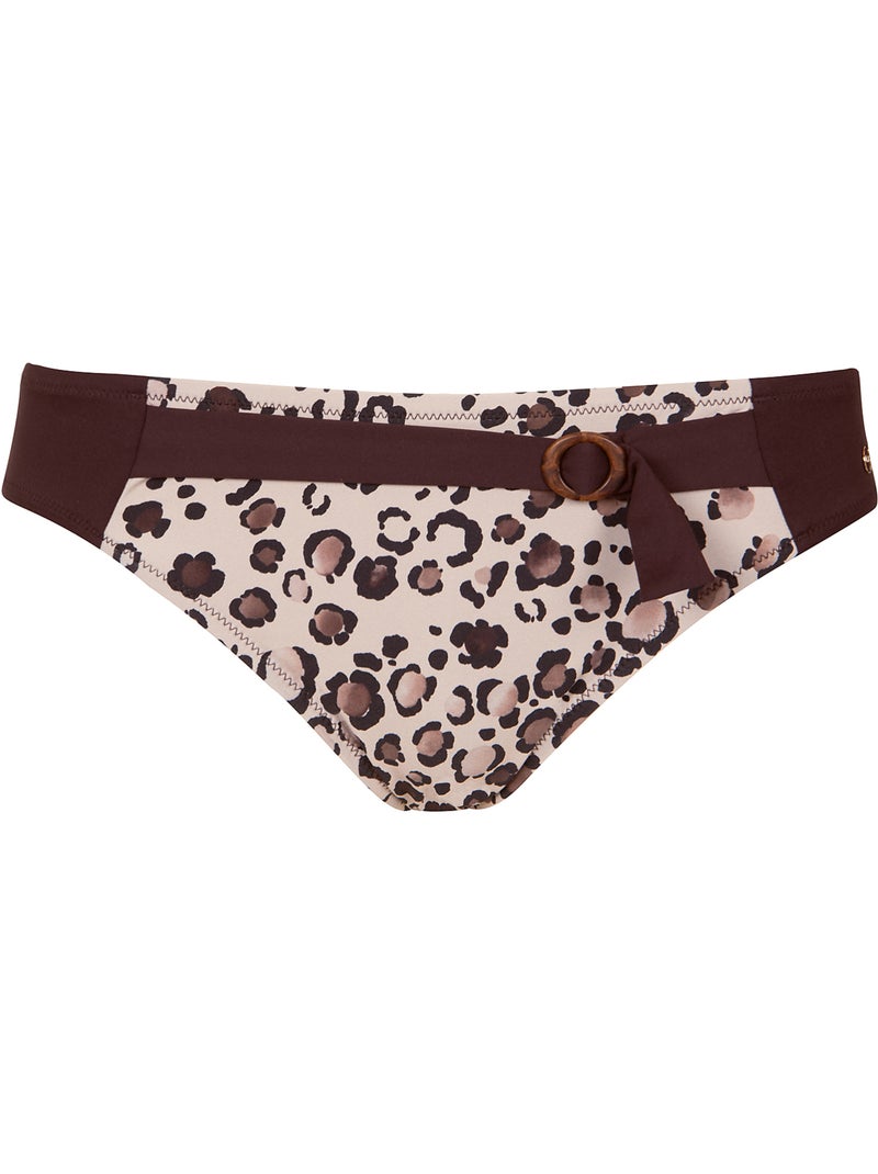 Bas maillot slip de bain Veracruz Marron - Kiabi