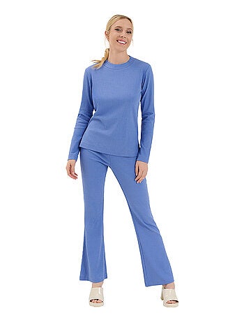 Bas pyjama pantalon évasé Lucky