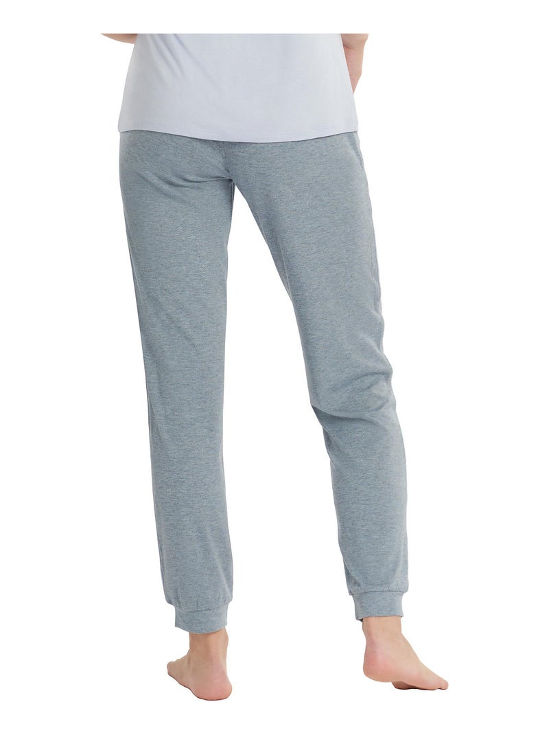 Bas pyjama pantalon Laura Gris - Kiabi