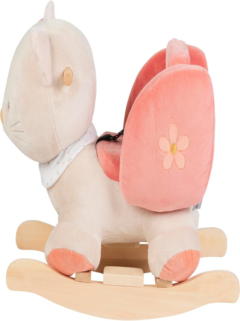Bascule Lana le chat Beige/Rose - Kiabi
