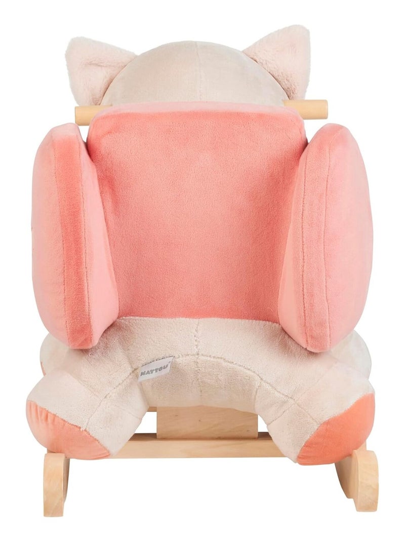 Bascule Lana le chat Beige/Rose - Kiabi