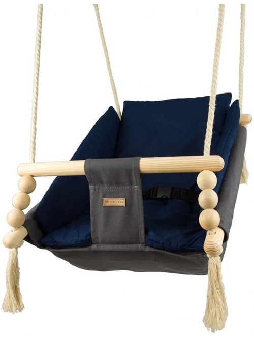 Bascule pour bébé gris, bleu marine - Kiabi
