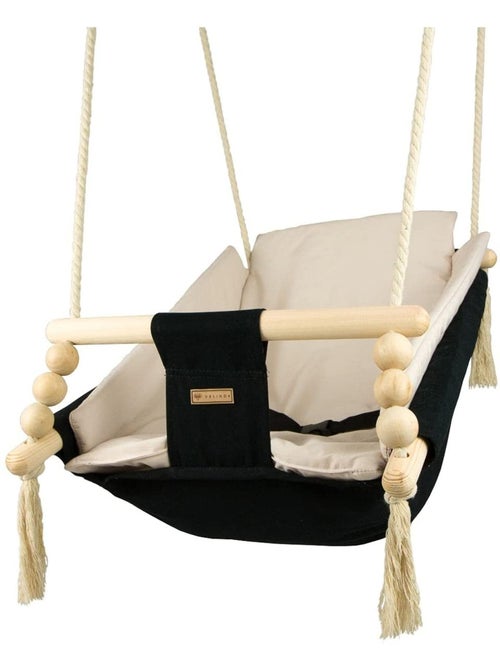 Bascule pour bébé noir, crème - Kiabi