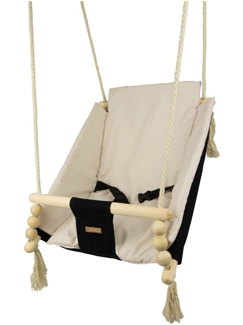 Bascule pour bébé noir, crème Noir - Kiabi