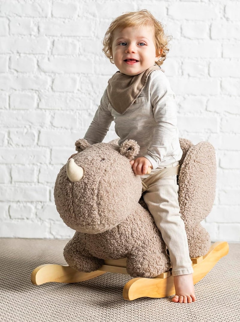 Bascule Teddy Lapidou Rhino Taupe - Kiabi