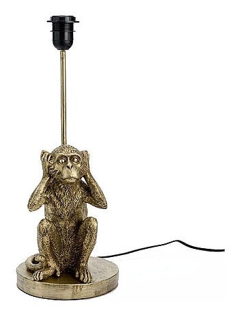 Base de lampe de table singe