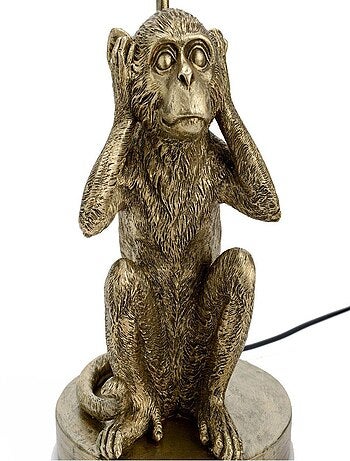 Base de lampe de table singe