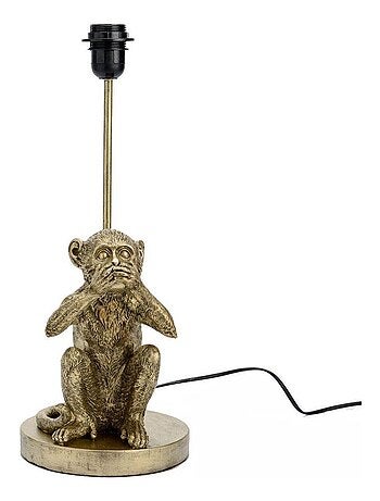Base de lampe de table singe