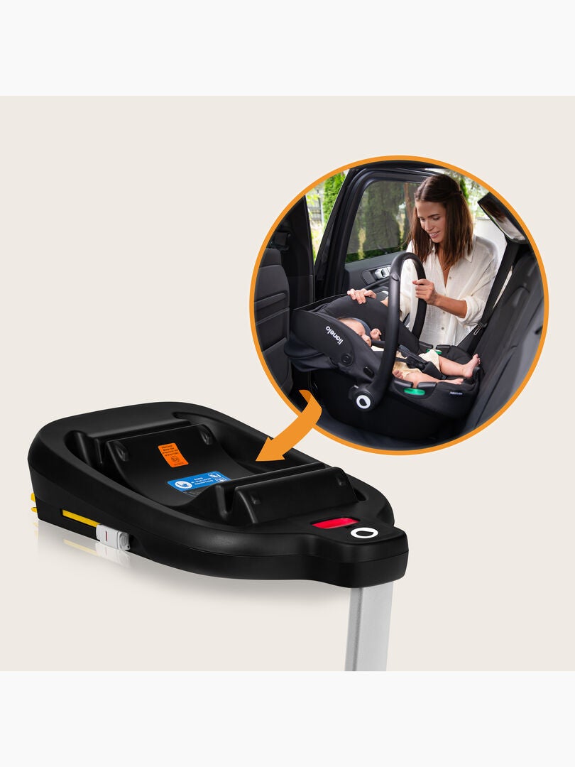 Protège-Siège Auto Enfant Imperméable Et Antidérapant - Compatible ISOFIX, Avec Poche De Rangement | Noir