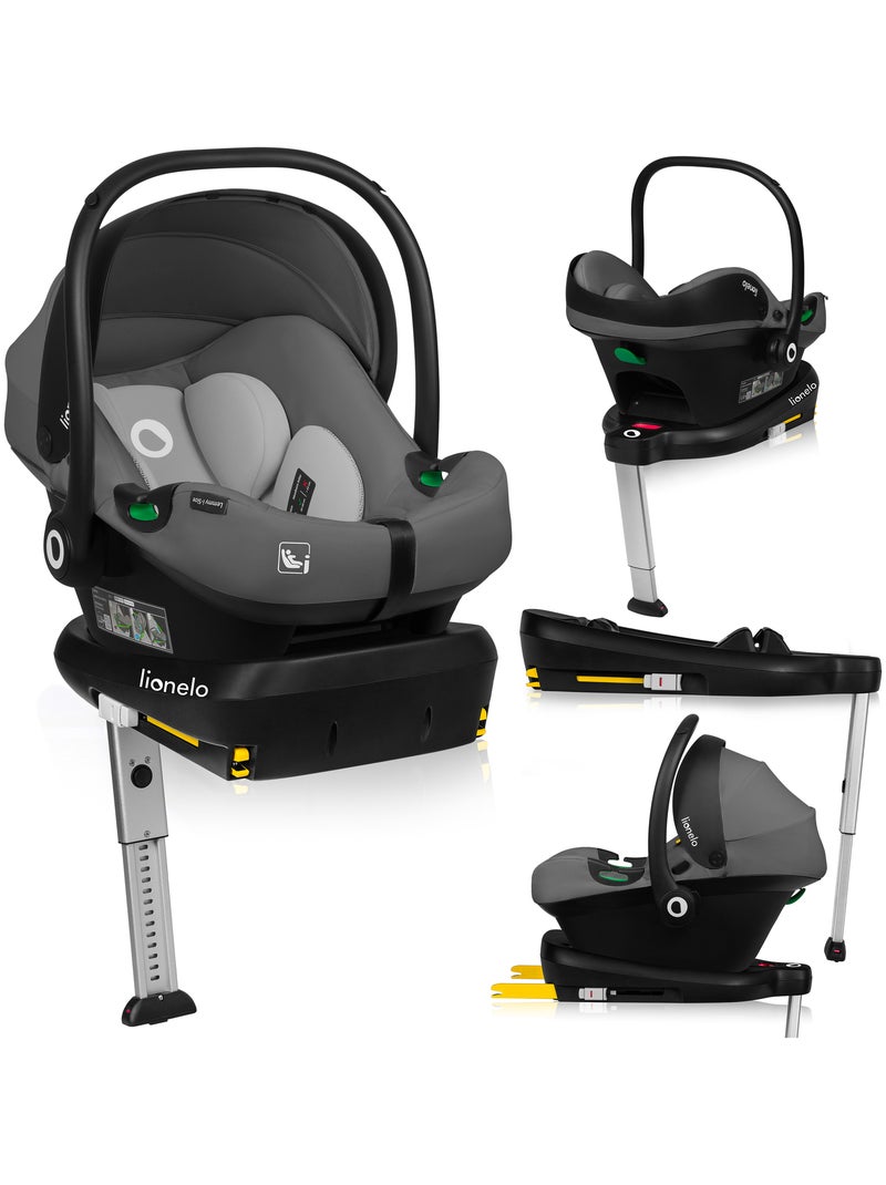 Base ISOFIX - LIONELO Lemmy i-Size Base - Base de siège auto pour bébé Noir - Kiabi