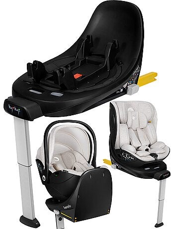 Base ISOFIX - LIONELO Moxie Plus i-Size - Pivotant 360° - Pliable - Support stabilisateur