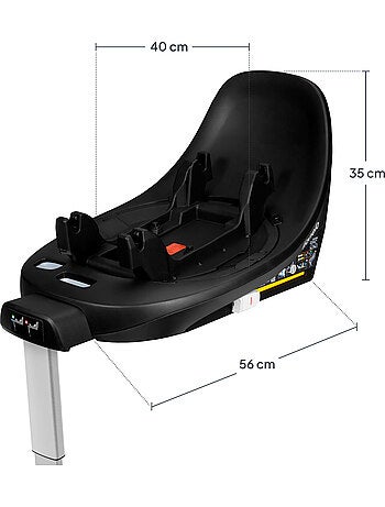 Base ISOFIX - LIONELO Moxie Plus i-Size - Pivotant 360° - Pliable - Support stabilisateur