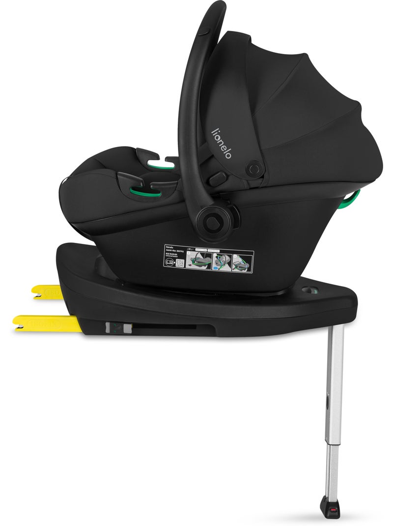 Base ISOFIX 180° - LIONELO Astrid i-Size Base Plus - Compatible Astrid i-Size - Base de siège auto Noir - Kiabi