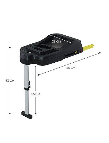 Base isofix avec siège auto 40 75 cm utilisable dès la naissance