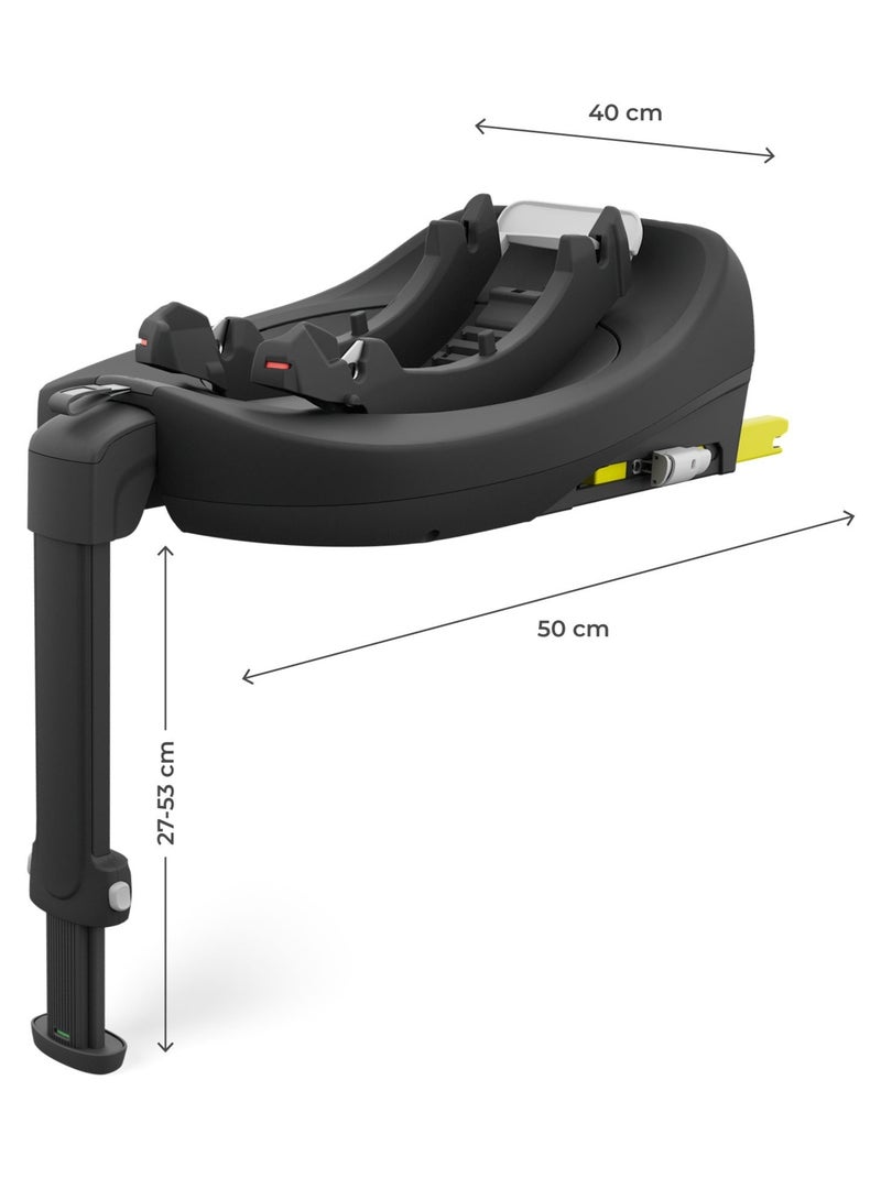 Base ISOFIX Kinderkraft ENDURA SAFE FX Pivotante à 360° avec I-LITE, I-FIX et Mousse EPP Noir - Kiabi