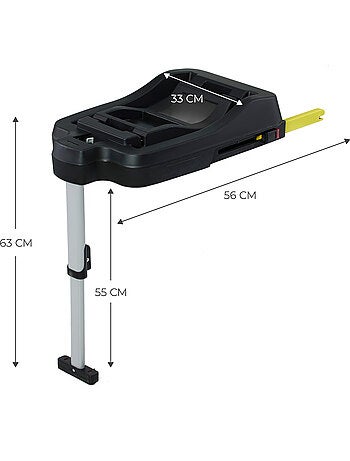 Base ISOFIX Kinderkraft MINK FX pour MINK PRO i-Size avec Jambe de Force et Indicateurs de Sécurité