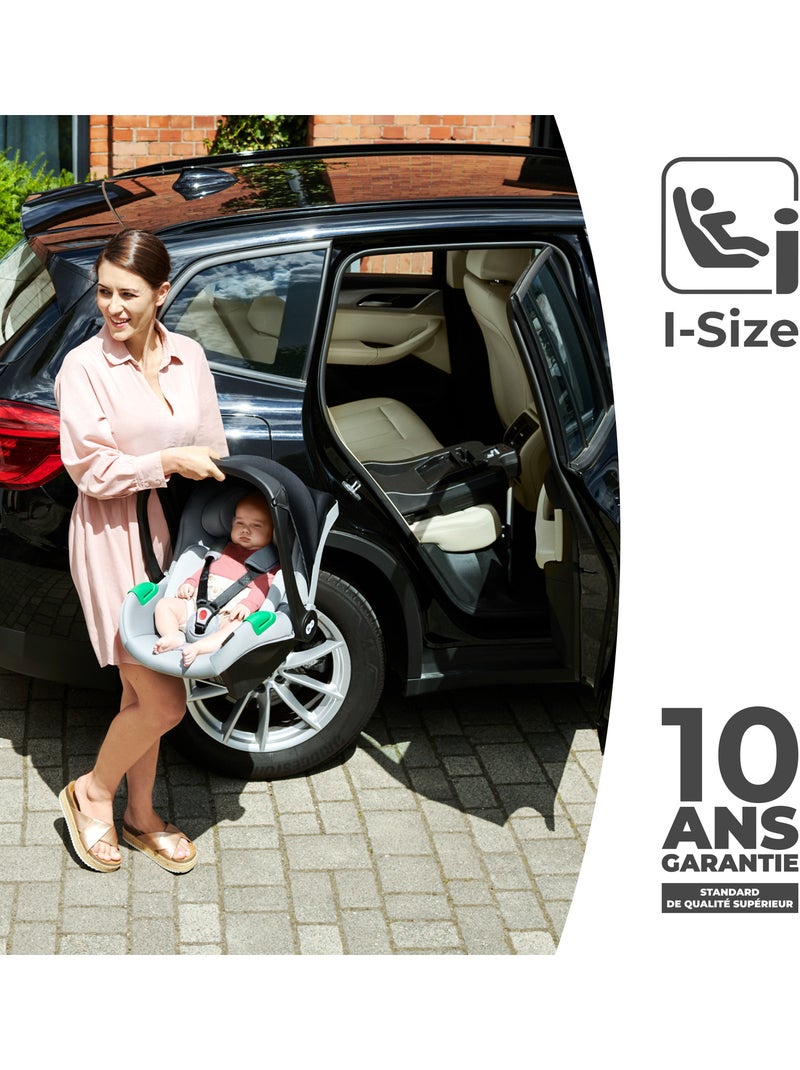 Base ISOFIX Kinderkraft MINK FX pour MINK PRO i-Size avec Jambe de Force et Indicateurs de Sécurité Noir - Kiabi