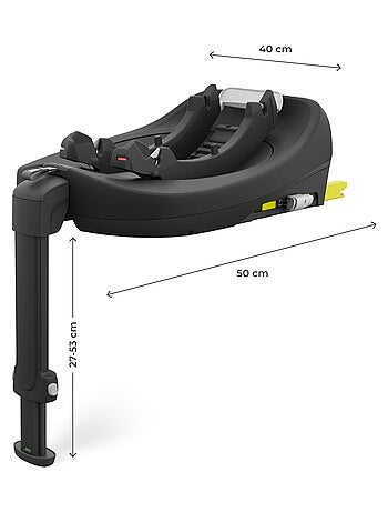Base isofix pivotante 360° pour siège auto avec installation facile