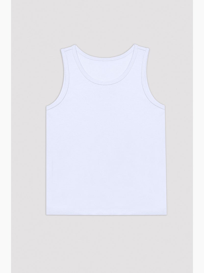 Basic lot de 3 débardeurs penti Blanc - Kiabi