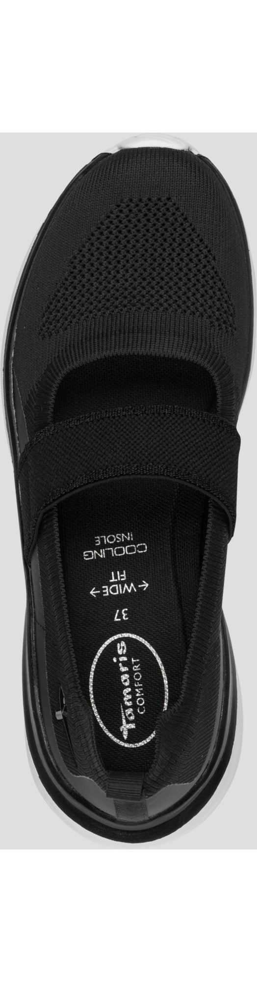 Basket à Elastiques Tamaris Comfort Noir - Kiabi
