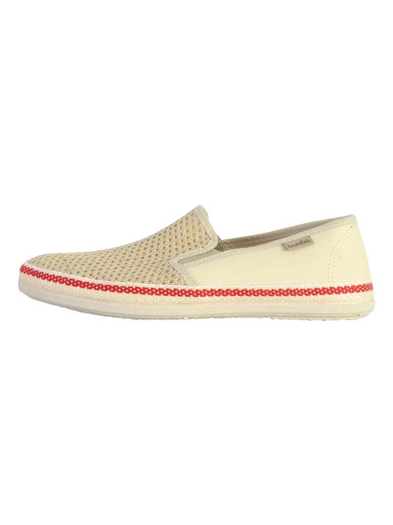 Basket A Enfiler Victoria Homme Beige - Kiabi