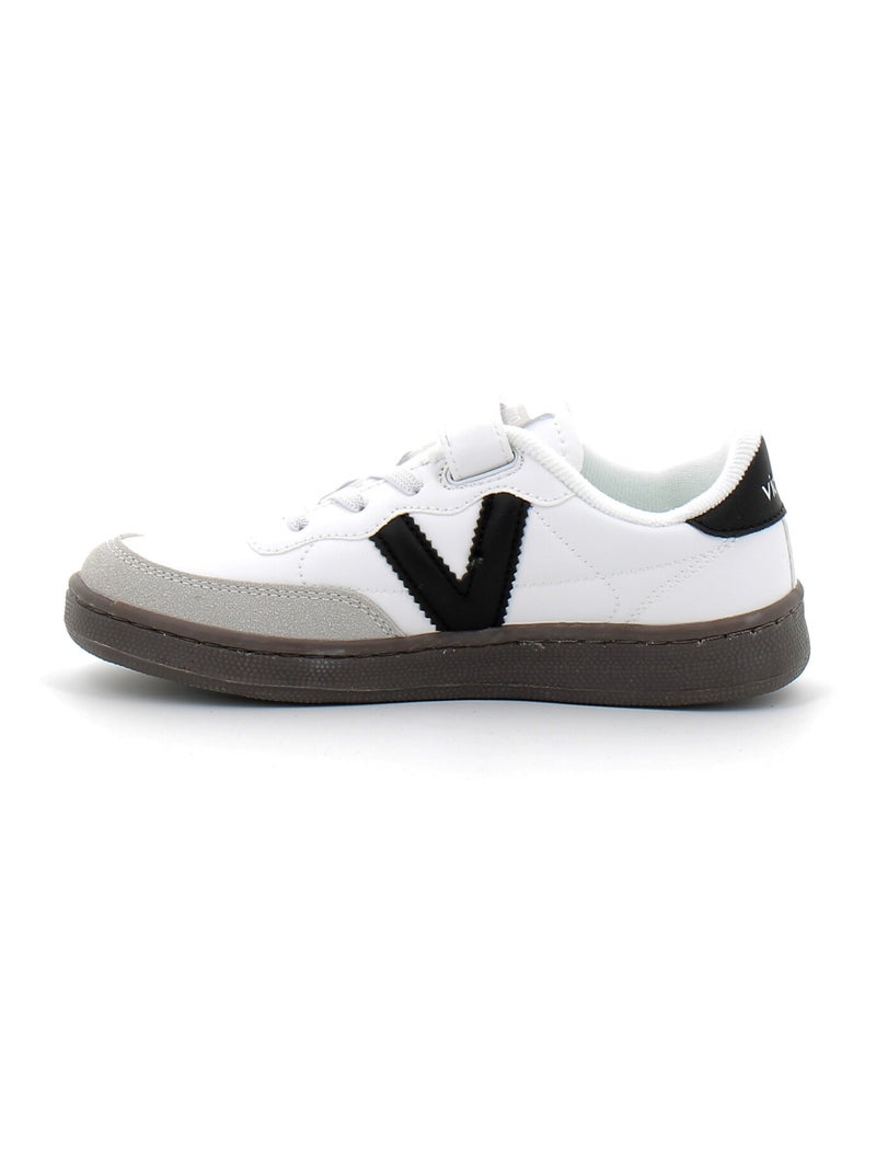 Basket à Lacet Elastique Pour Enfant Blanc - Kiabi