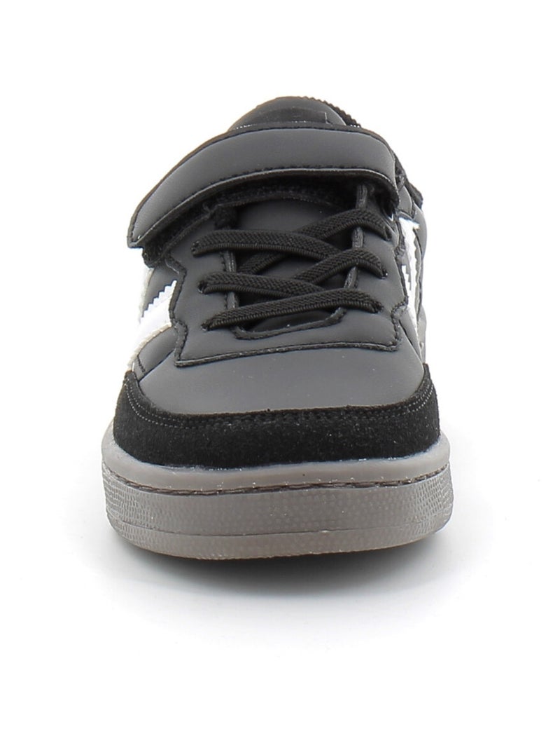 Basket à Lacet Elastique Pour Enfant Noir - Kiabi