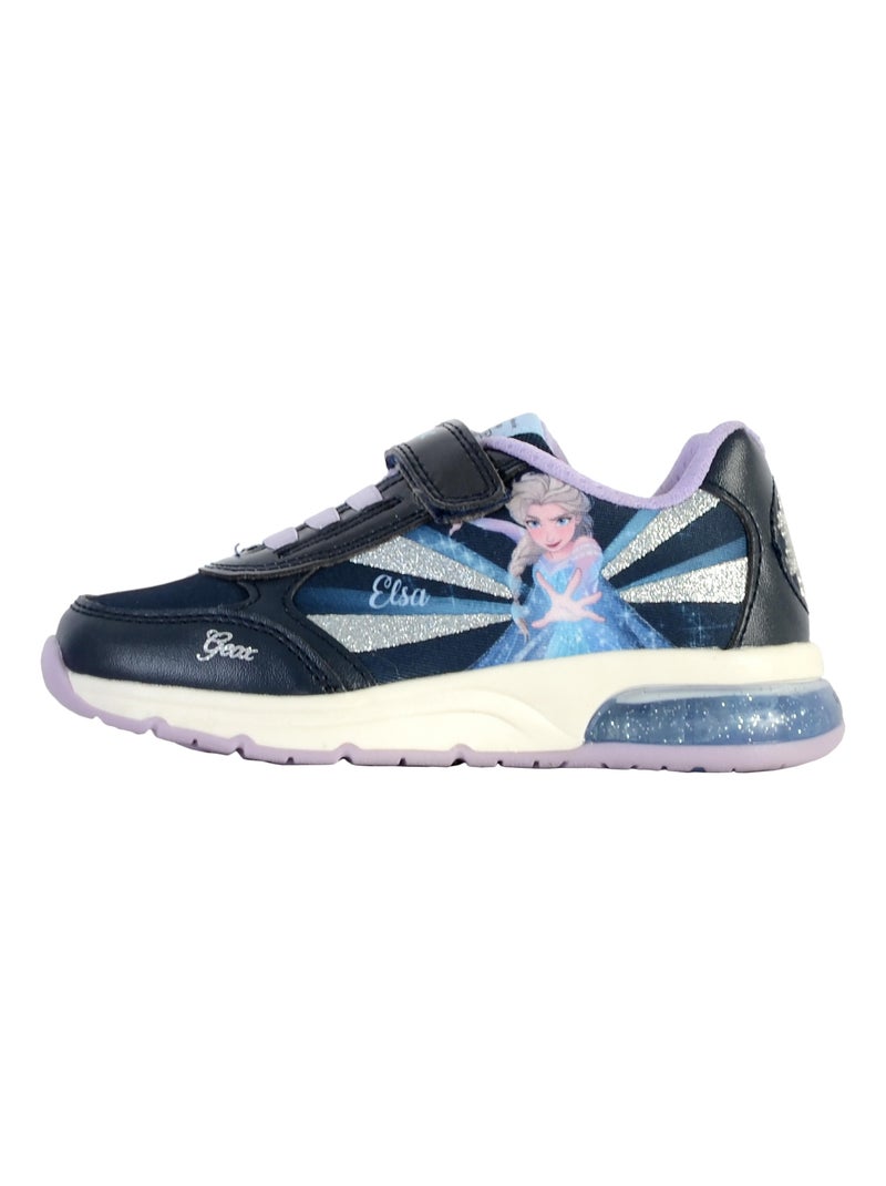 Basket à lacet Enfant Geox Spaceclub J258VB Bleu - Kiabi